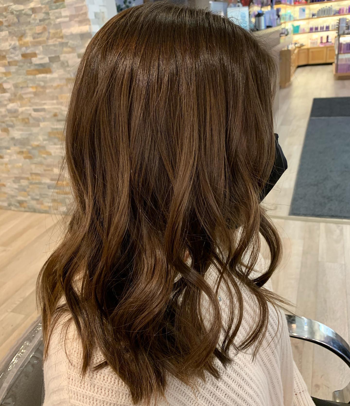 Shoulder Length Haircut with Layers 